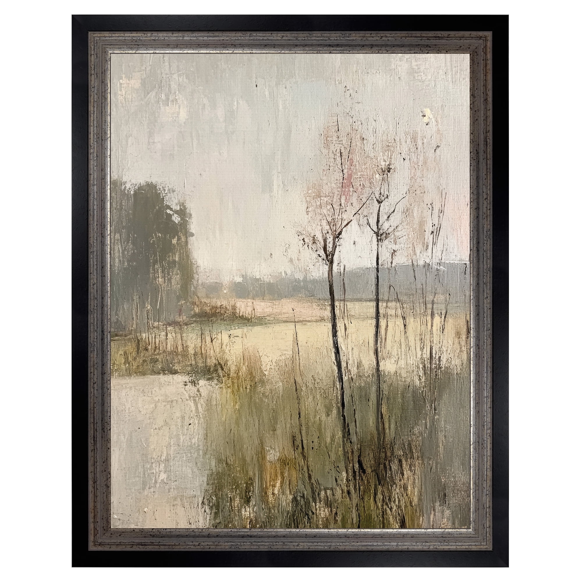 Sticks Framed Canvas