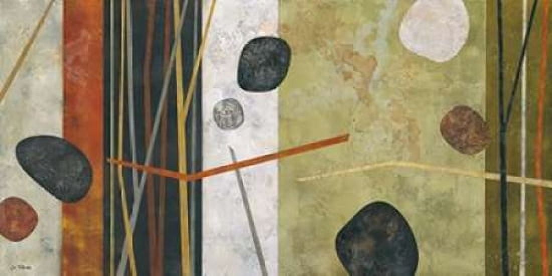 Sticks and Stones III Canvas Art - Glenys Porter (10 x 20)