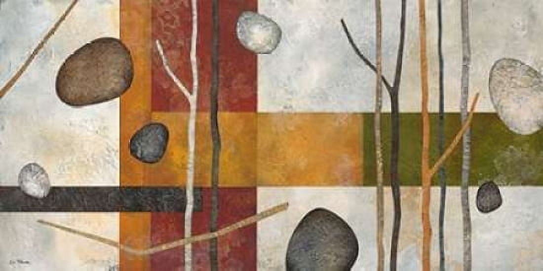 Sticks and Stones IX Canvas Art - Glenys Porter (24 x 48)