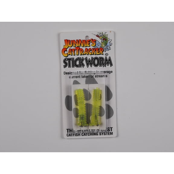 Stickworm 2 Pack, Chartreuse