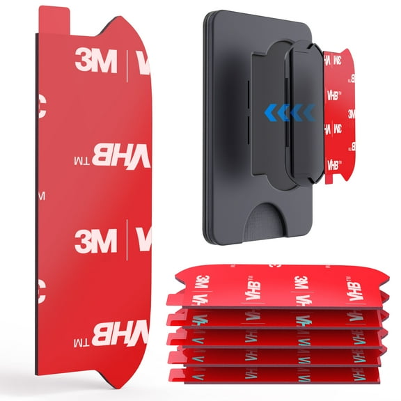 Sticky Adhesive Replacement for Socket Wallet+ Base, 6pcs 3M VHB Sticker Pads for Phone Wallet Plus Back