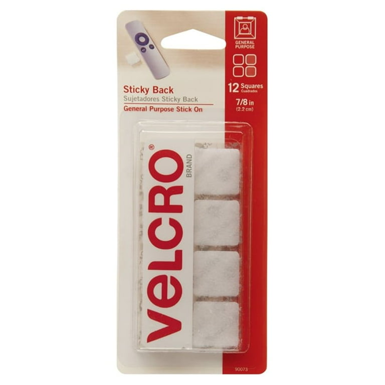 Sticky-Back Fasteners, Removable Adhesive, 0.88 Sticky-Back Fasteners, Removable Adhesive, 0.88