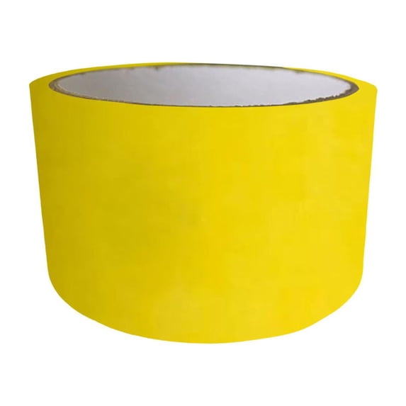 Sticky Ball Rolling Tape Birthday Gift Decor Relax 4.8cm Width Sensory Toys 8yd for Boys Girls Card Making Party Office Sticky Ball Making Yellow