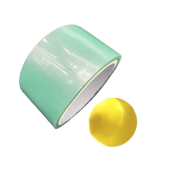 Sticky Ball Rolling Tape Toys Decorative Play Crafts Game for Children Kids Home Accessories Green