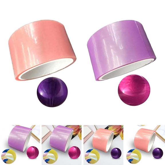 Sticky Ball Tapes,Sticky Ball Tape Educational Sensory Toy Handmade,Decorative Adult Kids Rolling Tape with Ball,DIY Sticky Ball Tape Toy Relaxing Party Supplies,Funny Children Adults Style C