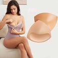 thumbnail image 1 of Sticky Bra Inserts Breast Lift Enhancers Padded Reusable Push up Bra Pads One-Sided for Bikini Sports Bra Swimsuit with Nipple Covers, 1 of 8