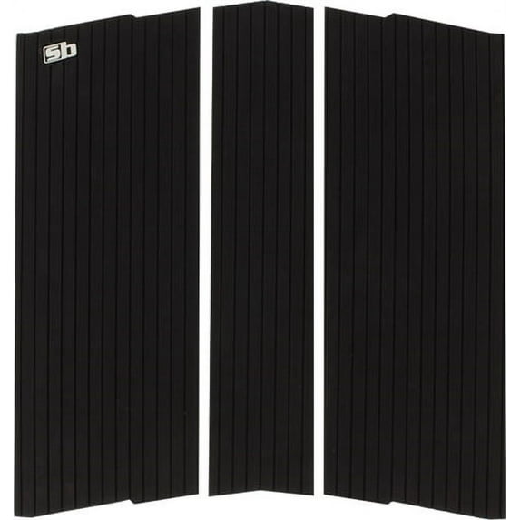 Sticky Bumps Longboard Extension 3pc Pad Black OneSize