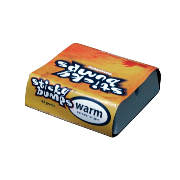 Sticky Bumps Traction-Added Warm Water Board Sport Wax, 85g, White, 3 Per Pack