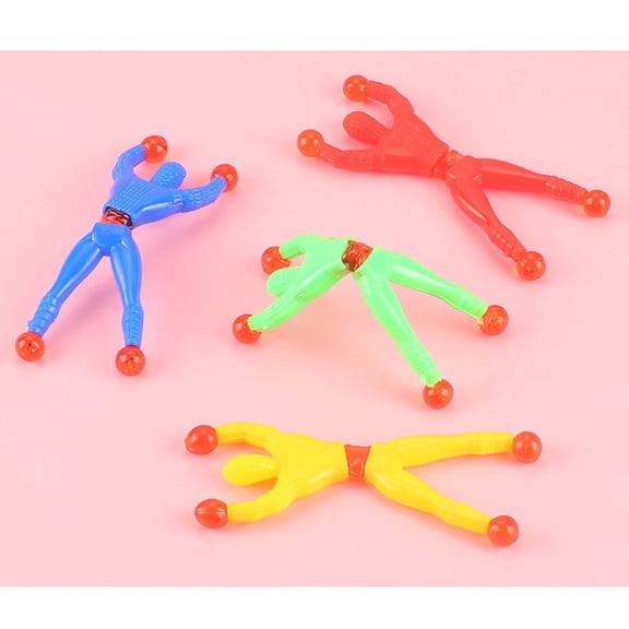 Sticky Climbing Spider Toys 2Pcs Flip Throw And Crawl Fun Party Favor For Kids