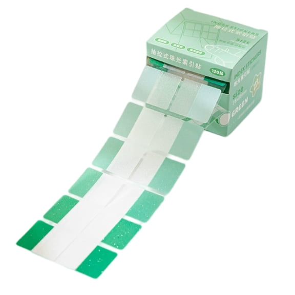 Sticky Divider Tabs 1.1 x 1in Pastel Sparkle Shimmer Page Tabs 120 Repositionable Index Flags