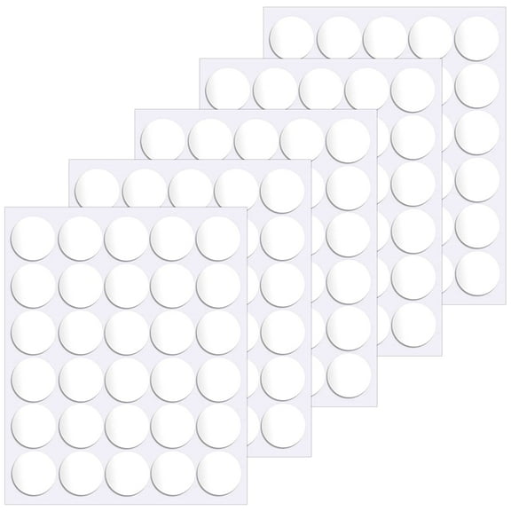 Sticky Dots, 150 Pcs 30mm/1.18 Adhesive Putty, Double Sided Removable Clear Mounting Round Reusable Tacky Dots Transparent Sticker Glue Tape for Hanging Pictures Posters on Wall, Art Craft