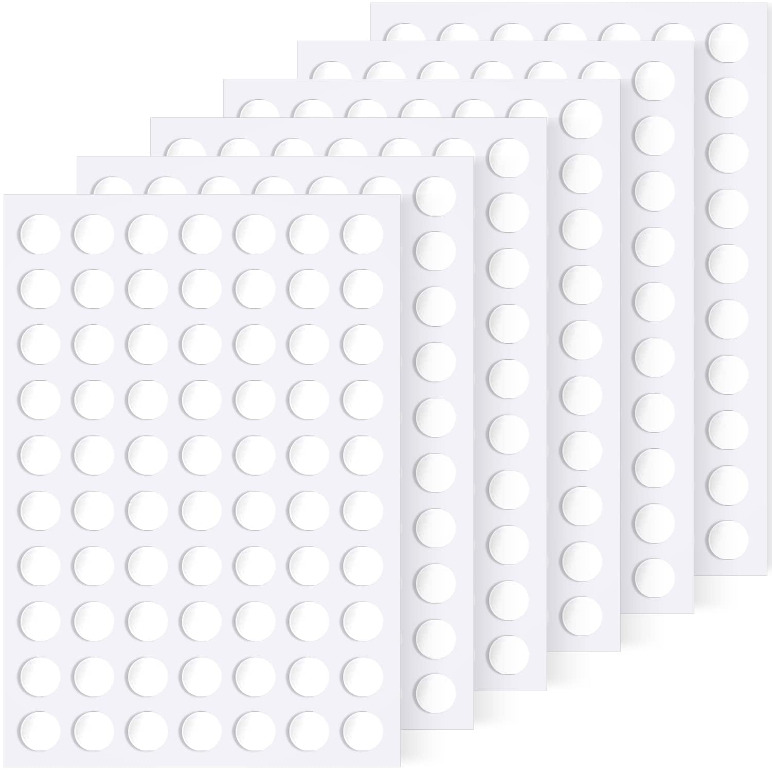 Sticky Dots, 420 6mm/0.24 Adhesive Tack, Double Sided Removable Clear  Mounting Round Tacky Dots Transparent Reusable Sticker Putty Glue for  Hanging Pictures Posters on Wall, Art Craft 