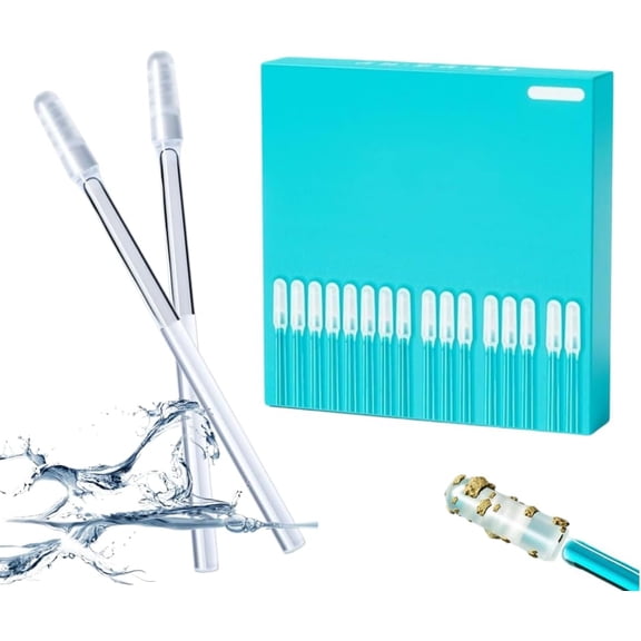 Sticky Ear Cleaners for Adults, 2026 Upgraded Sticky Ear Cleaning Stick, Gentle, Visible Ear Care, Reusable Soft, Portable Ear Pick for Kids and Adults with Dust Cover Packaging (1 Box)