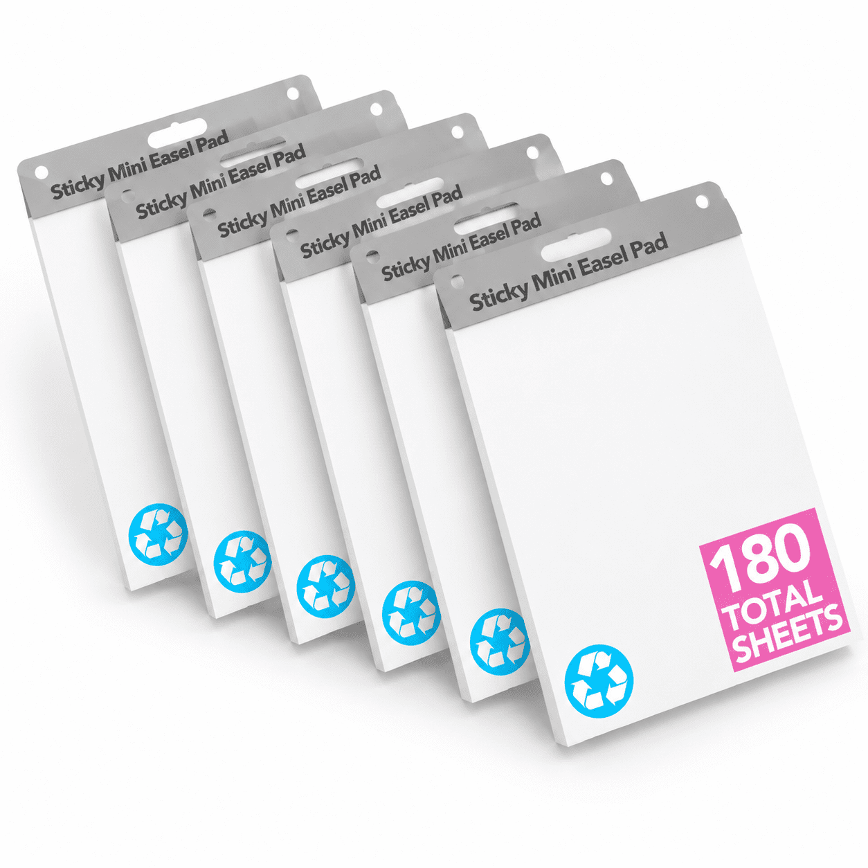 Sticky Easel Pads, 15 x 18 Inch, 30 Sheets Per Pad, 6 Pack, Adhesive ...