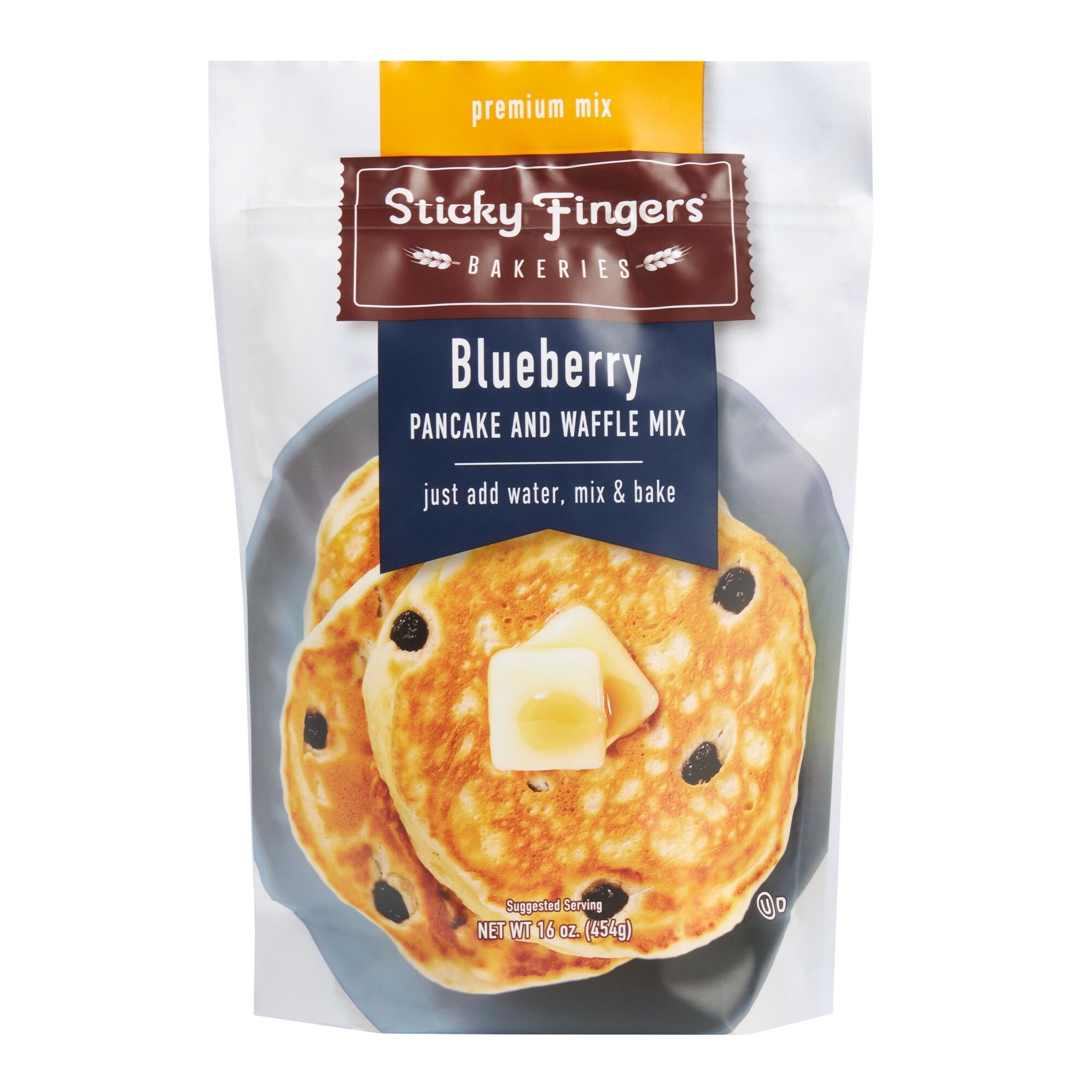 Sticky Fingers Blueberry Pancake Mix 16 oz.