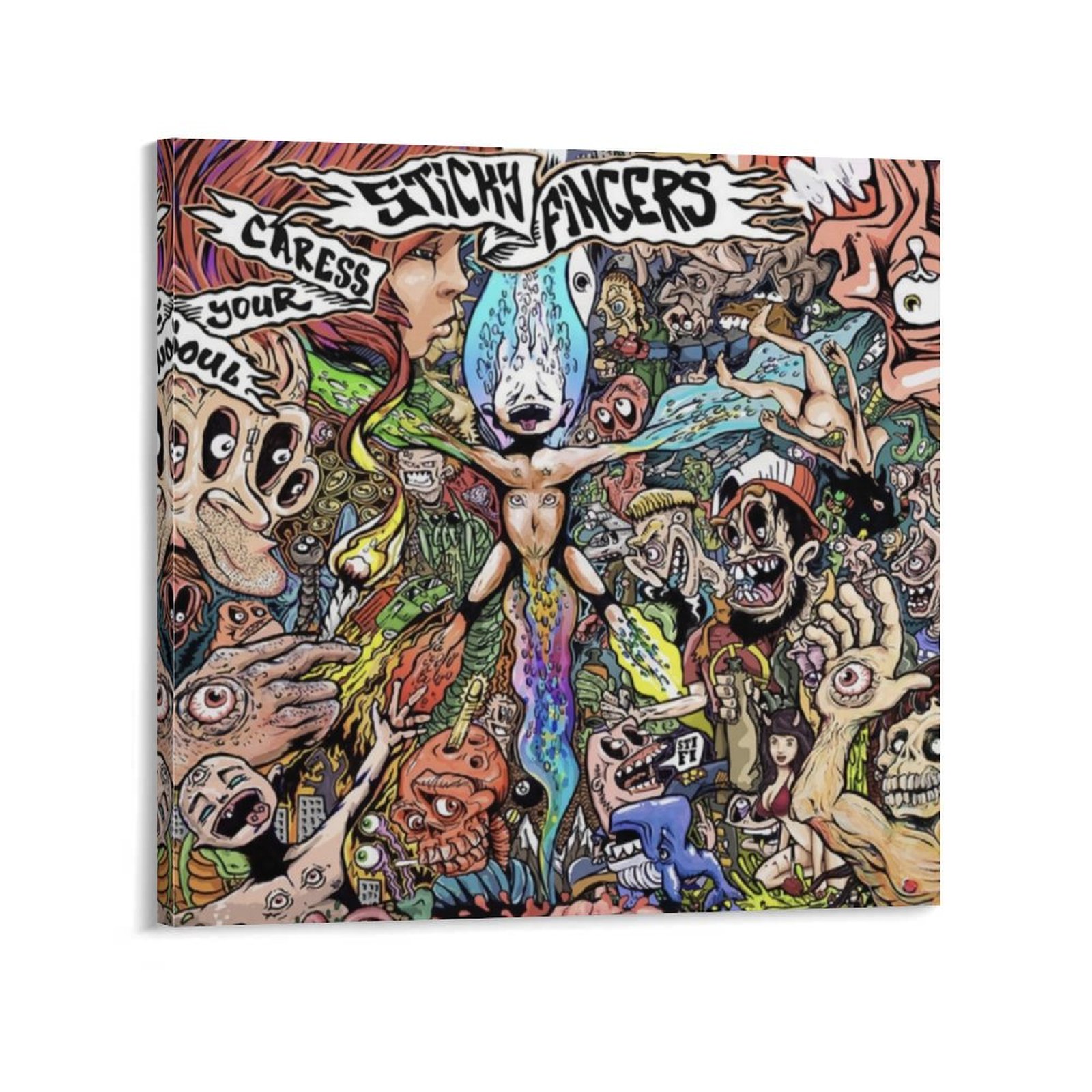 Sticky Fingers Caress Your Soul Canvas Art Poster And Wall Art Picture