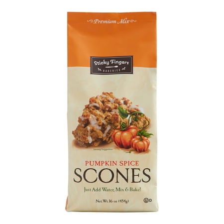 Sticky Fingers Pumpkin Spice Scone Mix 16 oz Pack of 2