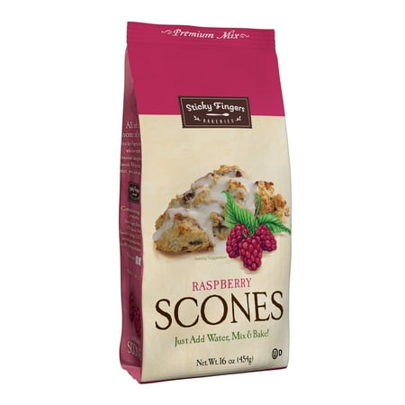 Sticky Fingers Raspberry Scone Mix 16 oz.