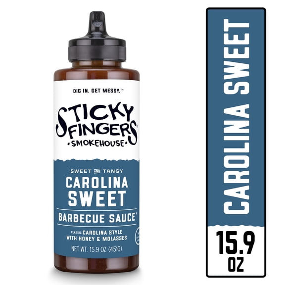 Sticky Fingers Smokehouse Carolina Sweet Barbecue Sauce 15.9 oz