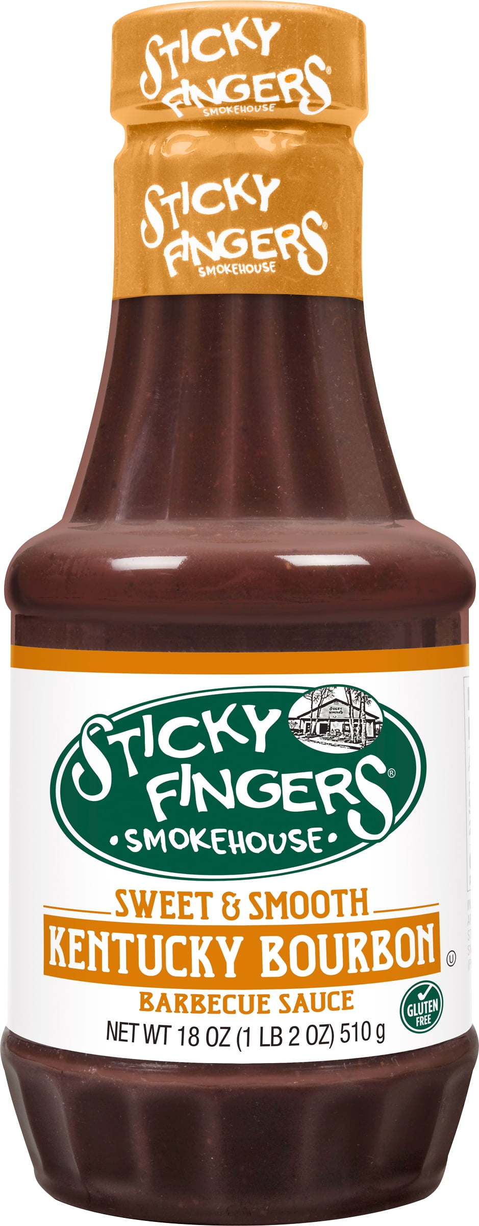 Sticky Fingers Smokehouse Sweet & Smooth Kentucky Bourbon BBQ Sauce 18 oz.