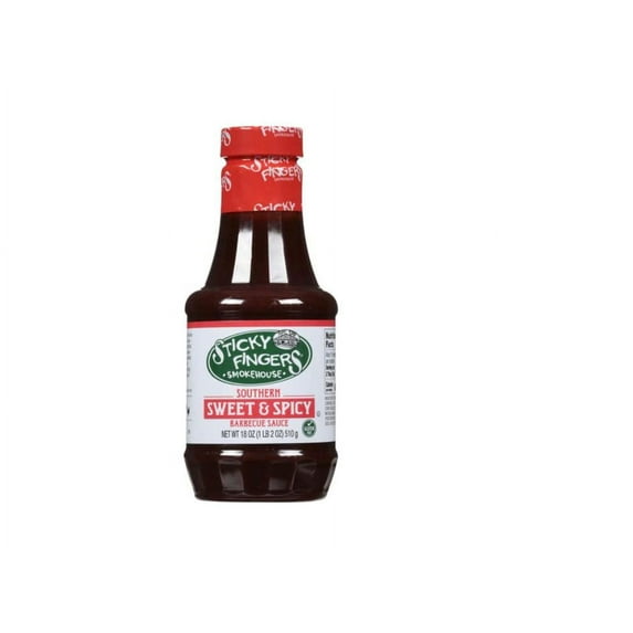 Sticky Fingers Smokehouse - Sweet & Spicy Barbecue Sauce, 18 Ounce - Pack Of 2