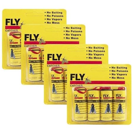 Sticky Fly Ribbons, Fly Trap, Fly Catcher Ribbon, Fly Paper Ribbon, Fly Paper Strips, Fly Paper Strips, Fly Catcher Trap, Fly Ribbon, Fly Bait (Yellow)