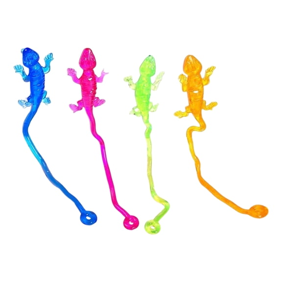 Sticky Gecko Climbing Toy Random Color, Funny Stress Relief Fidget Toy, Stretchy Sensory Wall Climber for Party Favors Classroom Prizes Goodie Bags, Novelty Gift for Kids