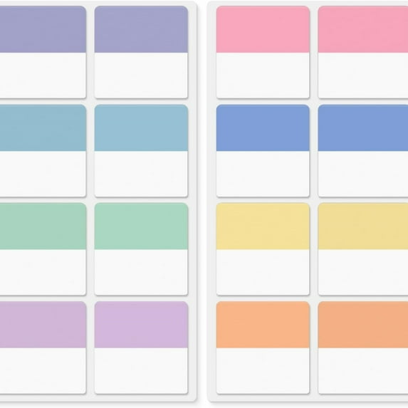 Sticky Index Tabs, Pastel Sticky Tabs for Notebooks, Page Markers, Page Tabs for Binders, Page Tabs Sticky Tabs for Books, Notebook Tabs, Book Sticky Tabs for Notebooks