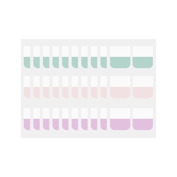 Sticky Index Tabs,Sticky Tabs for Notebooks,Small Page Markers,0.98 Inch Page Tabs,Book Sticky Tabs,Repositionable Page Markers,Adhesive Writable Tabs for Classification and Marking,Light Color