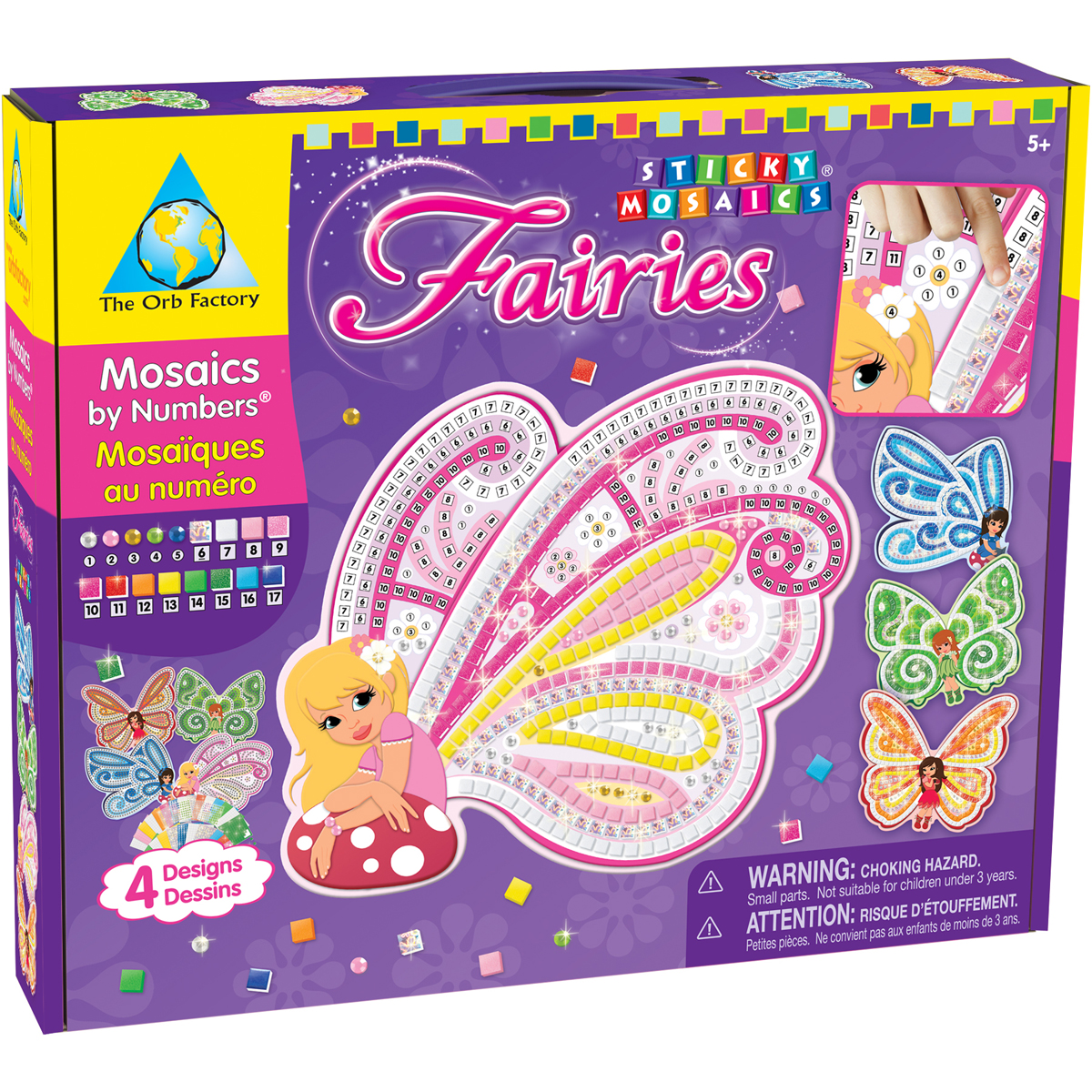 Kit Mosaïque Chevaux ORB - Autocollant - Voyage - À Partir De 5 Ans