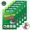 thumbnail image 1 of Sticky Mouse Traps Indoor for Home, Glue Boards for Mice and Rats, Pest Control Adhesive Tray for Catching Bugs, 5 packs, 1 of 5