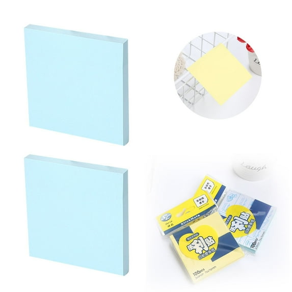 Sticky Note C Clearance! Sticky Notes 7.6X7.6Cm Self Stick Notes Bright Colors Sticky Notes Student Paper Self Adhesive Note Paper Square (Pastel)