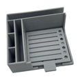 thumbnail image 1 of Sticky Note Dispenser Notepad Organizer Stencil Set with ABS Material for Students Office Desktop Use, 1 of 9