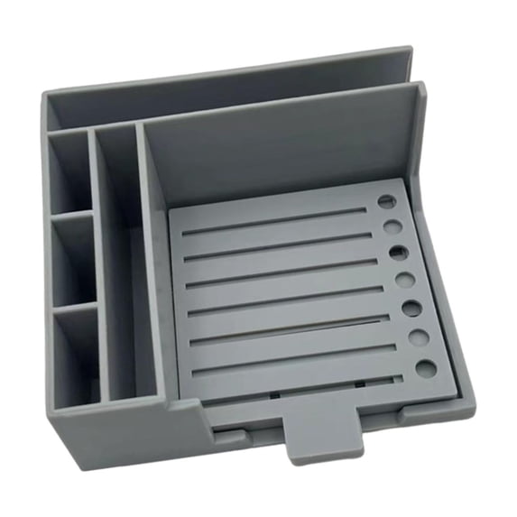 Sticky Note Dispenser Notepad Organizer Stencil Set with ABS Material for Students Office Desktop Use
