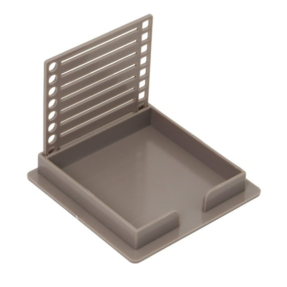 Memo Pad Organizer Sticky Note Holder with Stencil Post Note Holder Desk Organizer for Dorm Room and Office