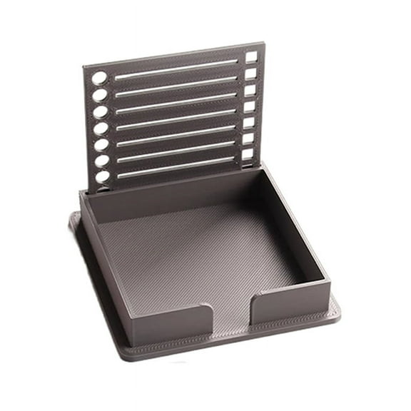 Sticky Note Holder with Stencil, Sticky Note Dispenser Compatible with Note, Note Organizer for Note Pad,B