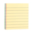 thumbnail image 1 of Sticky Note Pads, Qyaukm Colored Lined Sticky Notes - Adhesive Ruled Memo Pads, Removable Design for Home, Note Taking, Reminders, and Message Leaving, 1 of 9