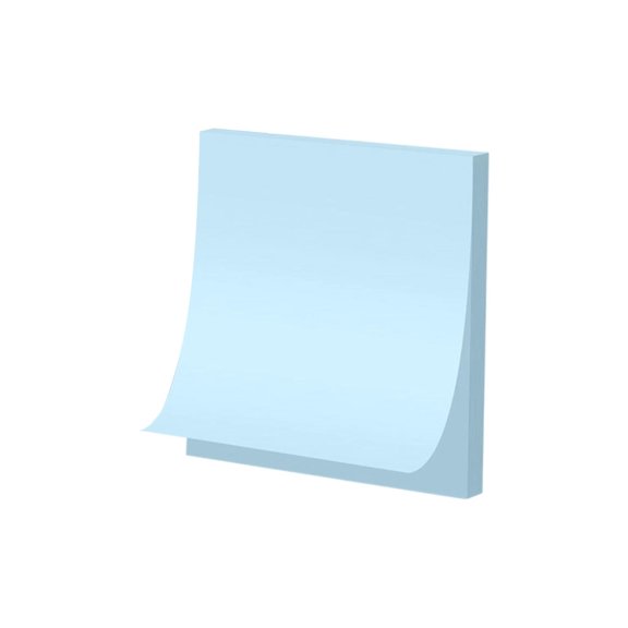 Sticky Note Pads,Small Sticky Notes,Sticky Notes 3x3,Self-Stick Notes Bright Colors Sticky Notes 100 Sheets/Pad(Blue 3*3IN)