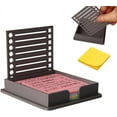 thumbnail image 1 of Sticky Note Stencil Template, 2025 New Sticky Note Dispenser Line Stencil and Holder, Reusable Memo Pad Organizer Note Template for 3x3 Self-Sticky Note Pads, 1 of 8
