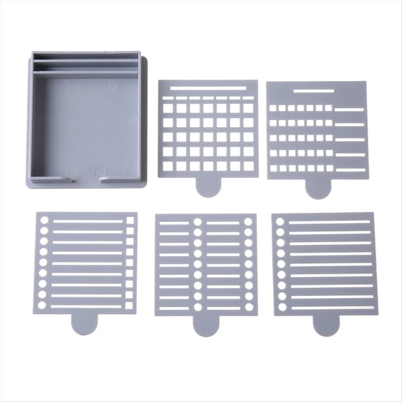 Sticky Note Stencil Template- Holder for Planning Organization,Note Organizer School D