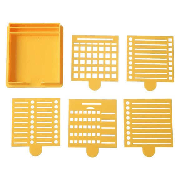 Sticky Note Stencil Template- Holder for Precision Planning Organization,Note Organizer Office School A