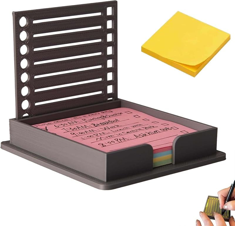 Sticky Note Stencil Template with Sticky Note, Sticky Note Holder with ...