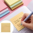 thumbnail image 1 of Sticky Note X1,Lined Sticky Notes 6 Pads 3X3 Inches Aesthetic Pads with Lines Neutral Boho Self Stick Note Pads Perfect for Home Study Desk Accessories 100 Sheets/Pad 6, 1 of 9