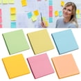 thumbnail image 1 of Sticky Note a Feet Tearable and Super Sticky Notes Bright Colors 100 Sheets, 1 of 9