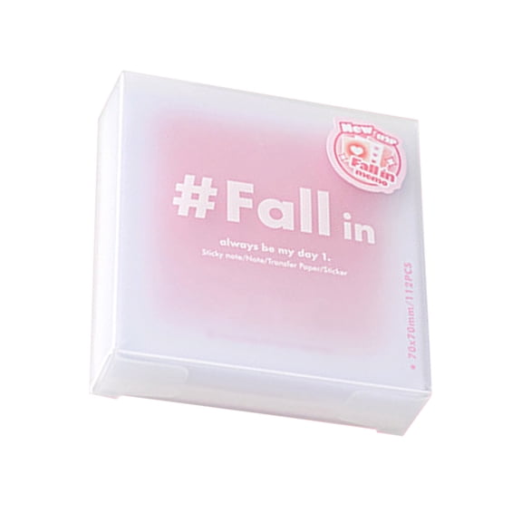 Sticky Note for Journaling Scrapbooking Note Taking Translucent Note Pad Memo Pad Reminder on Fridges Computer Calender