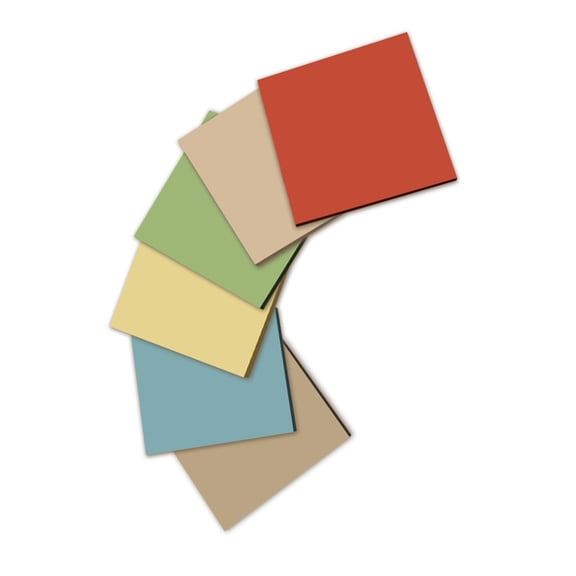 Sticky Notepads 3x3Inch Note Paper Self-ashesive Note Pad Reminder on Fridges Door Computer, 50 Sheet/Pad