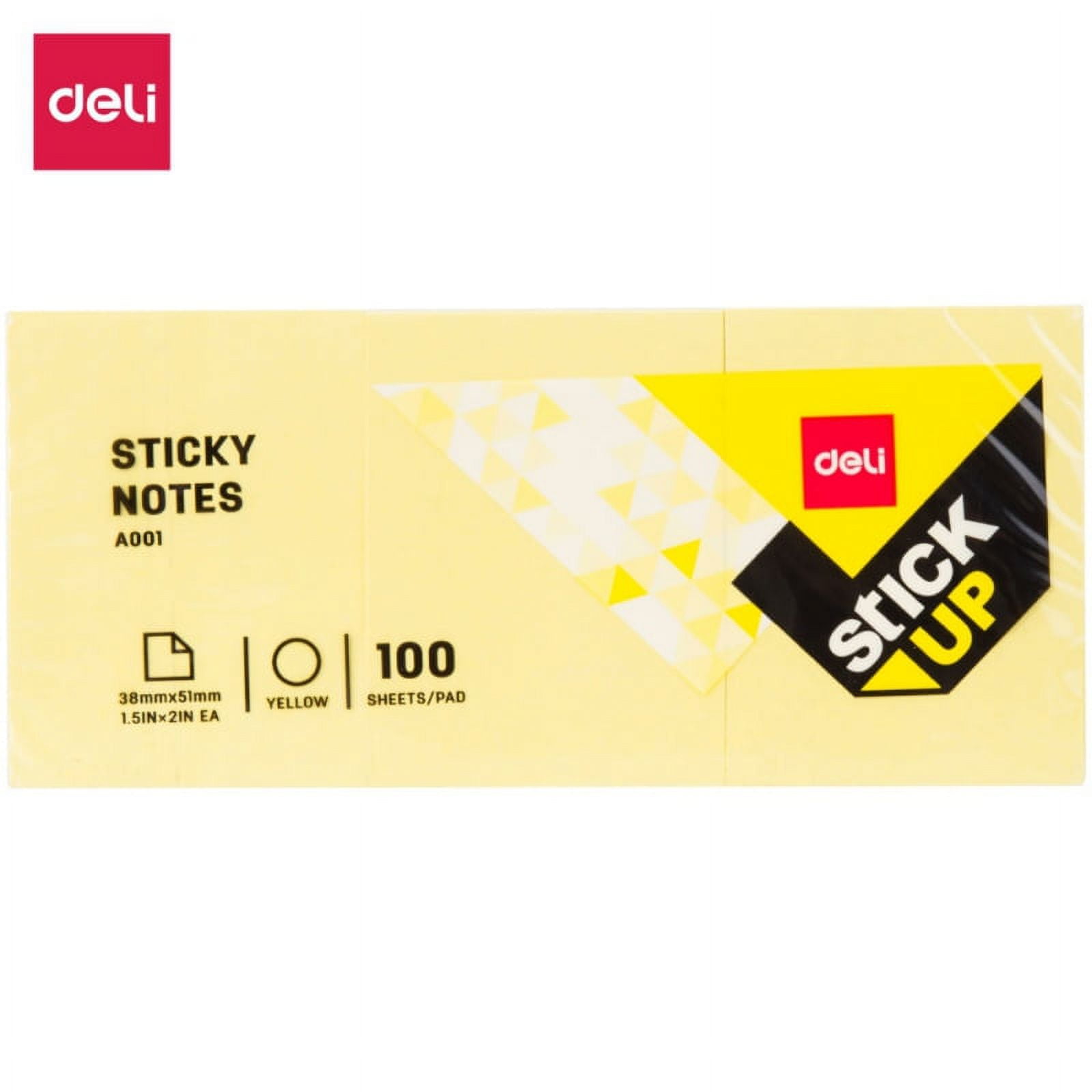  Post-it Mini Notes, 1.5 in x 2 in, 24 Pads, America #1  Favorite Sticky Notes, Canary Yellow, Clean Removal, Recyclable  (653-24VAD-B) : Sticky Note Pads : Office Products