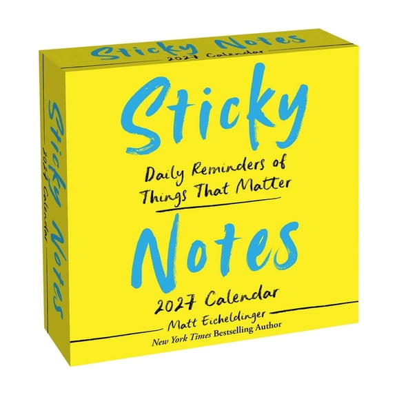 Sticky Notes 2027 Day-To-Day Calendar: Daily Reminders of Moments That Matter, (Paperback)