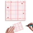 thumbnail image 1 of Sticky Notes 3.15×3.15 Inch Pink Plaid Heart Self Adhesive Memo Pads - Cute Decorative Note Pads for Home Office Organization, Refrigerator Messages, Planner Stickers & Daily Reminder Notes, 1 of 8