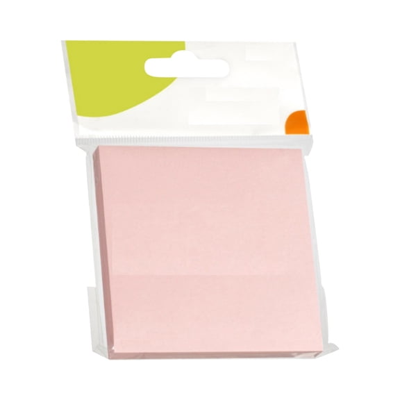 Sticky Notes 3X3 Inch,Self-Stick Pads,Small Paper Sticky Notes,Light Colors Square Sticky Notes,Adhesive Memo Pad,Self-Stick Pads and Daily Life Organization,Easy To Post for Home Office,Pink